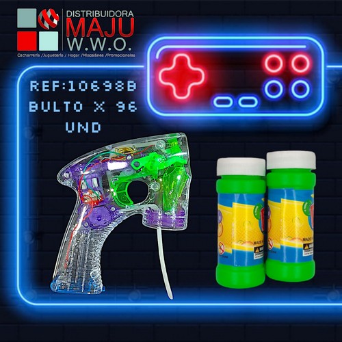 Burbujero Lanzador Espacial Futurista Con L