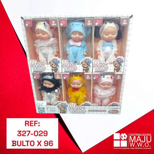 Bebe Para Niñas Con Pijamas Varias 6 Pcs