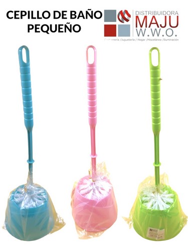 B-1 Cepillo Para Baño Pequeño Colores Con Posadera