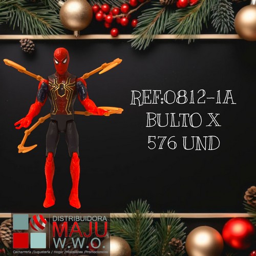 Super Heroe Hombre Araña Traje Mecanico