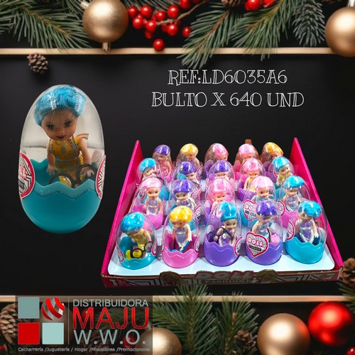 Sirenas En Huevos Cajax20Pcs