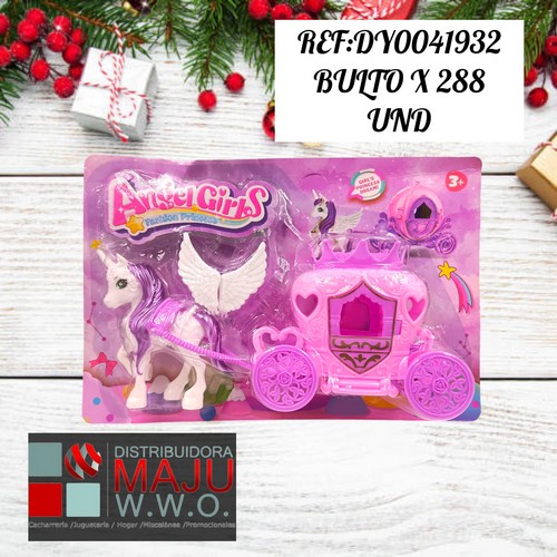 Carruaje De Princesa Conorona Unicornio