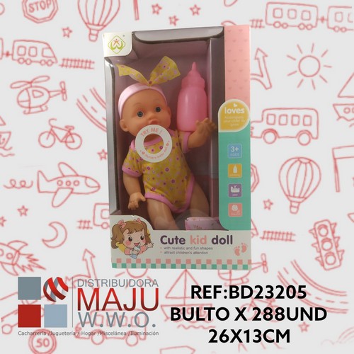 Bebe Para Niñas Con Sonido Y Accesorios Ha