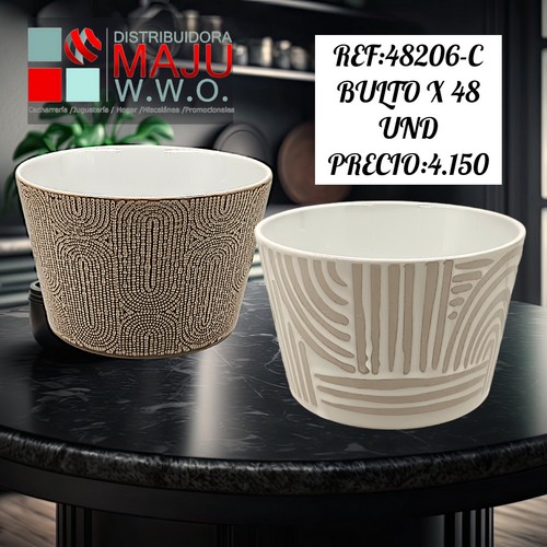 Taza Conica Con Texturas En Relieve De 300