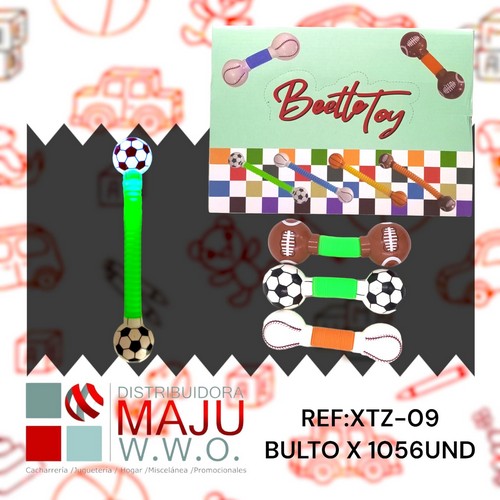 Tubo Pop Con Diseños De Balon Con Luz Para