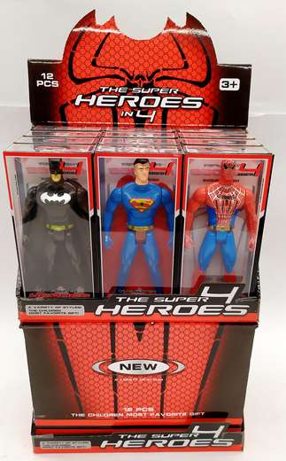 Caja De Super Heroes Surtidos X12Pcs