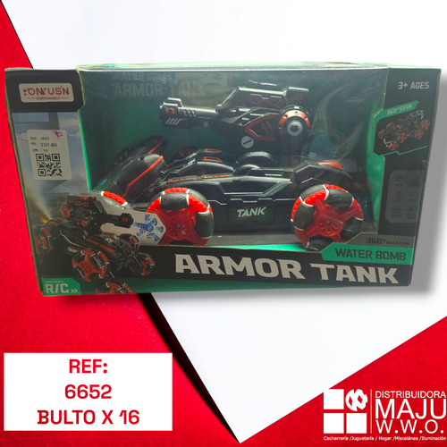 Tanque Para Niños A Control Remoto Con Spray