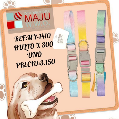 Collar Para Perro Degrade 65 X 2.5 Cm