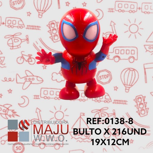 0138-8 Super Heroe Bailarin Con Luz Y Sonido(Requi