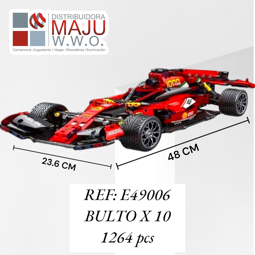 Carro Formula 1 Lego Para Niños De Control