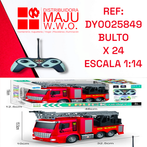 Carro Para Niños Bomberos A Control Remo