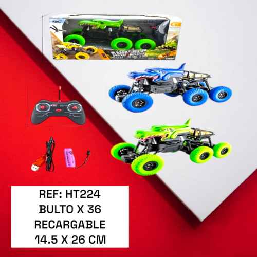 Carro Para Niños Todo Terreno A Control Remo