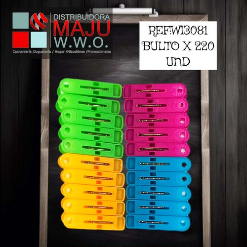 Paquete De Pinzas X20 Unidades