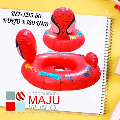 Inflable Para Piscina Lancha Hombre Araña
