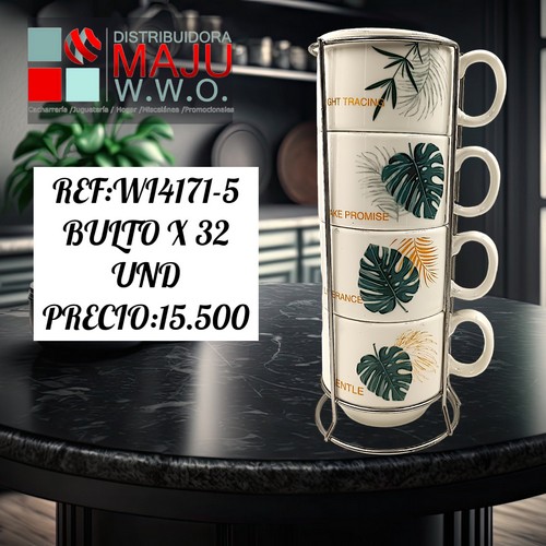 Setde Pocillo X 4 Hojas 200Ml