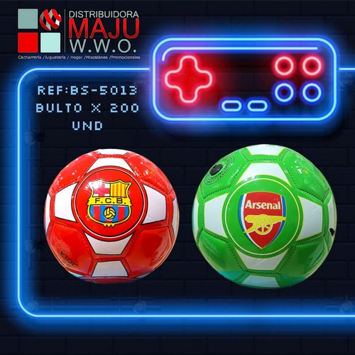 Balon De Futbol Equipos Europeos #2 Surtid