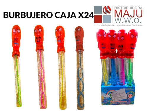 1003-1# Burbujero Hombre Araña Caja X24 Pcs
