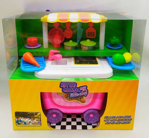 N2020-143 Carro Cocina Con Accesorios Colores En C