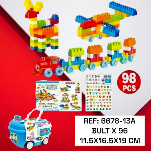 Juguete Bloques De Construccion En Carrit