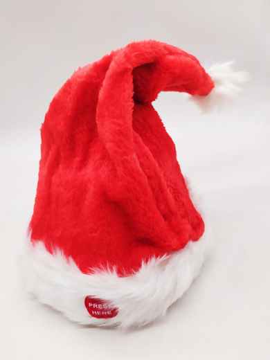 Cx-223-15 Gorro De Navidad Con Luz Sonido Y Movimi