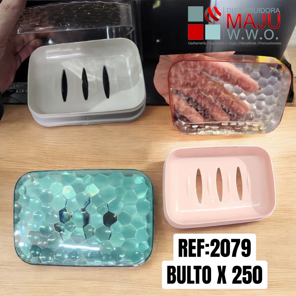 Jabonera De Plastico Y Acrilico En Forma De R