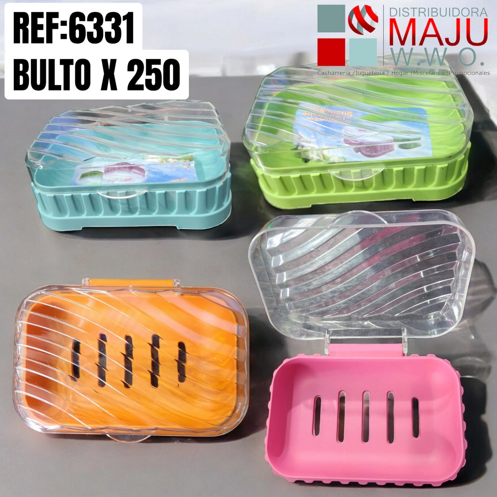 Jabonera De Rectangular Colores Surtidos