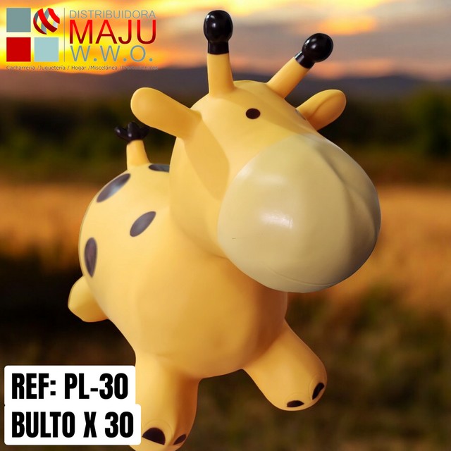 Animal Inflable Colores De 65Cm (Jirafa)