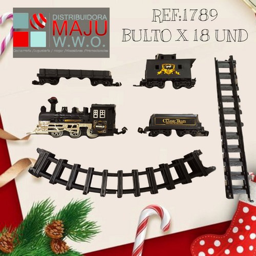 Tren Clasico Pra Decoracion Y Pie De Arbol