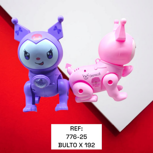 Juguete Para Niños Mascota Kuromi En Rosa Y
