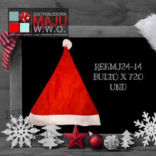 Gorro Navideño Sencillo 36Cm