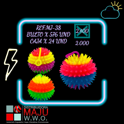 Bolitron Poligono Estrellada Multicolor Caja