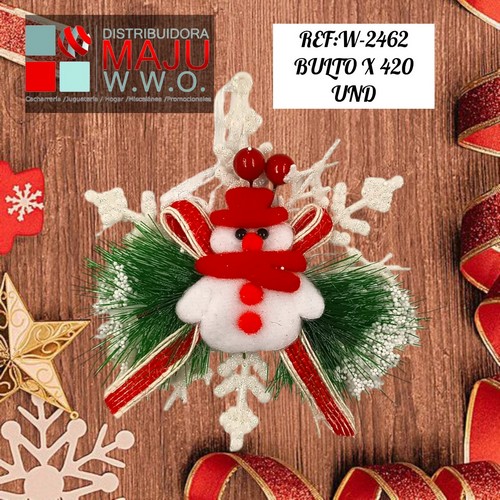 Colgante Navide?O Copo De Nieve Snowman