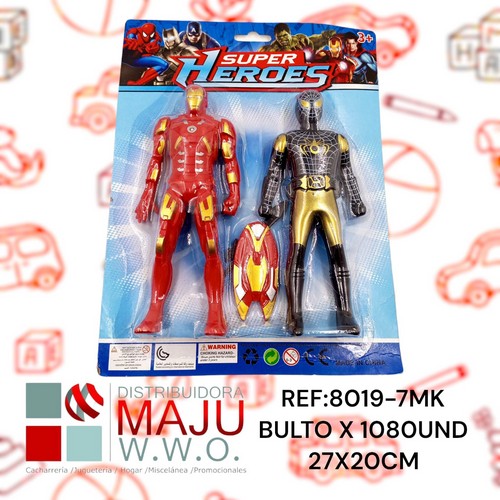 8019-7Mk Blister Heroes X2 27X20Cm {Do863}