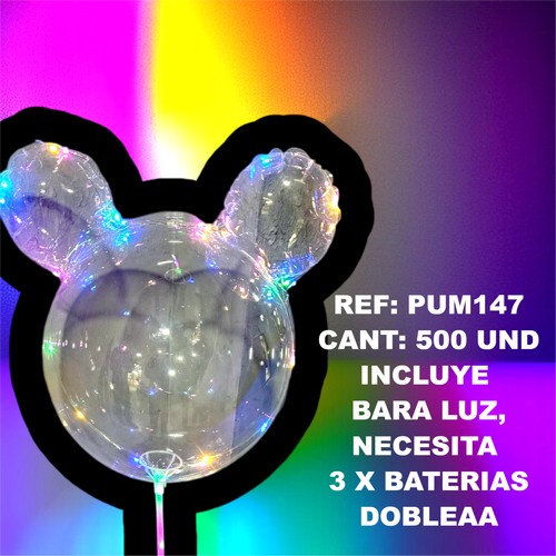 Globo Con Luz Forma Raton