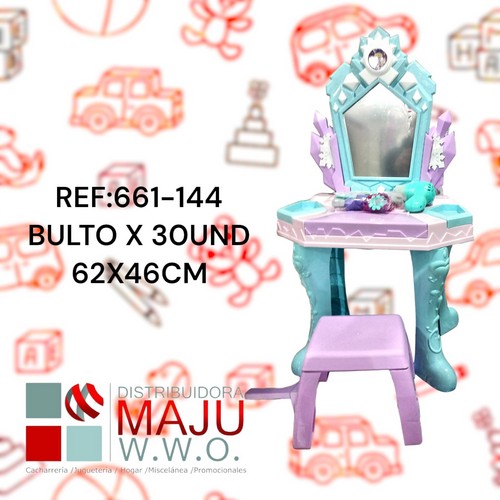 Tocador Con Accesorios Y Sonido Para Niña