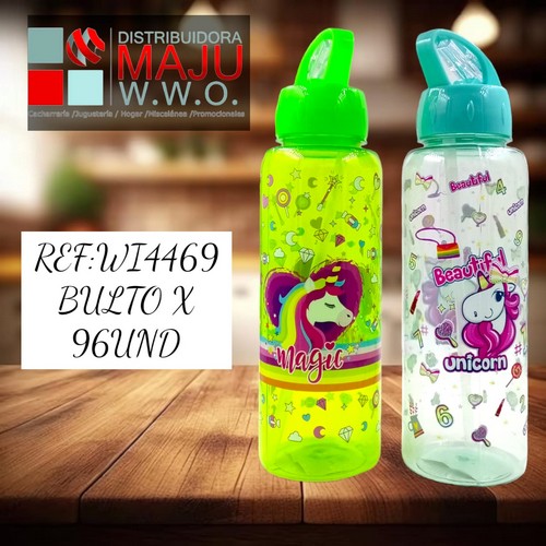 Botilos Estampados Colores De 700Ml