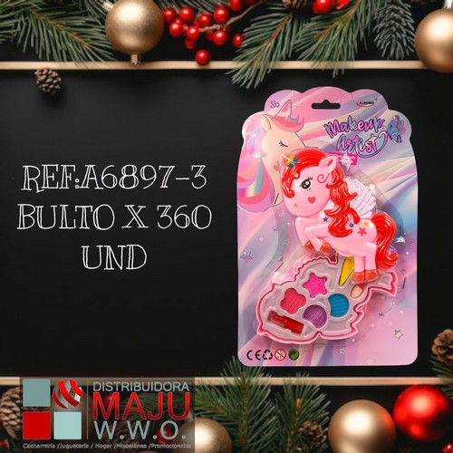 Maquillaje Unicornio Sencillo En Blister
