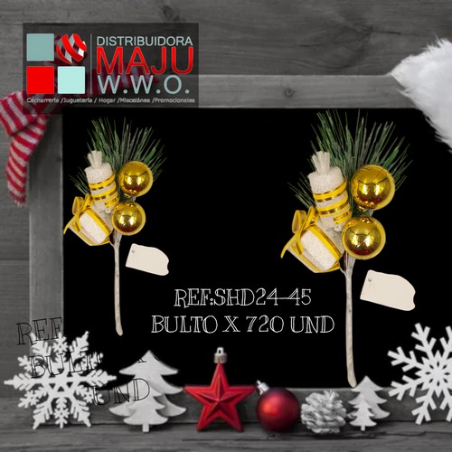 Pin Navideño Pino Con Regalos Y Vela X12P