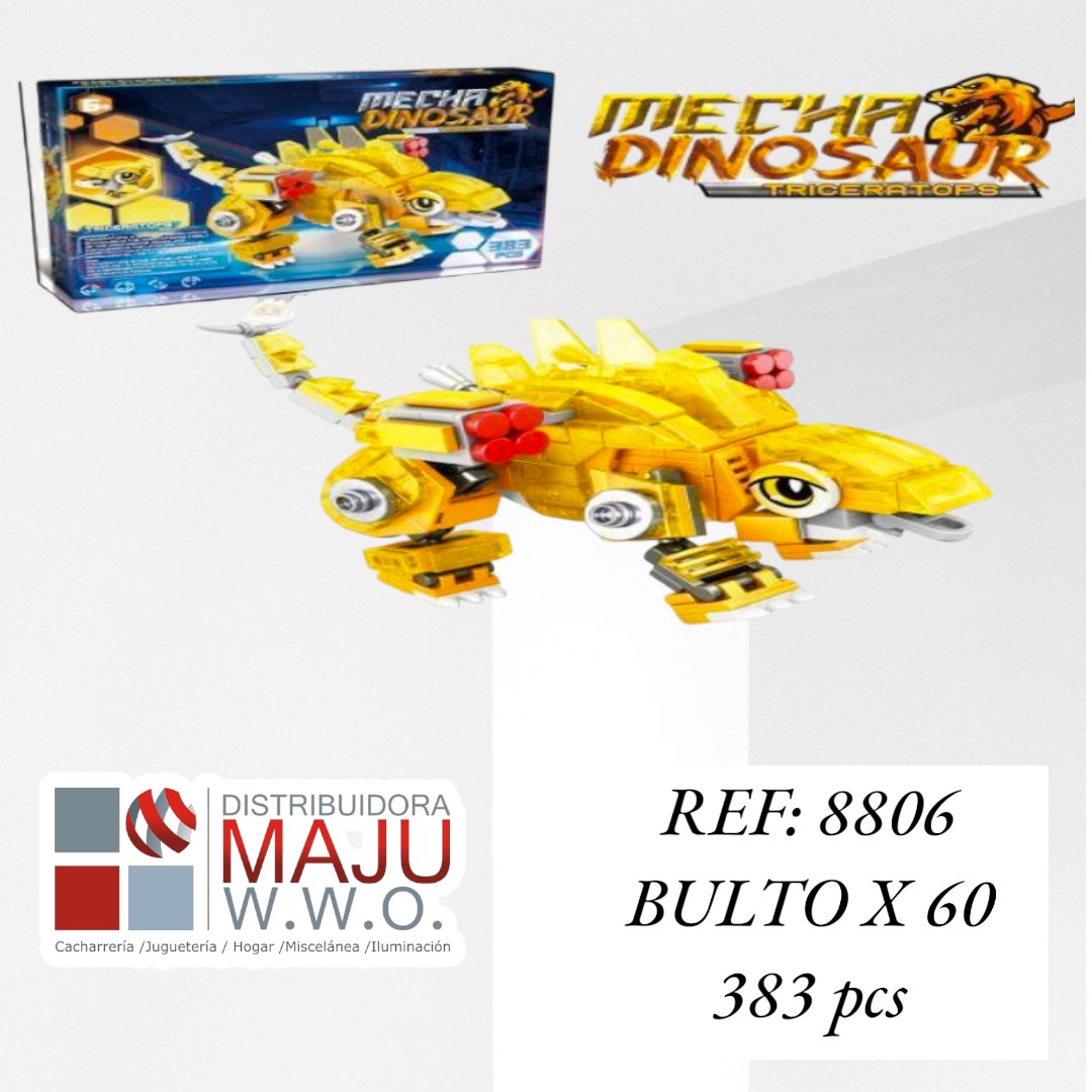 Juguete Dinosaurio Lego De 383 Pcs Tricerapto