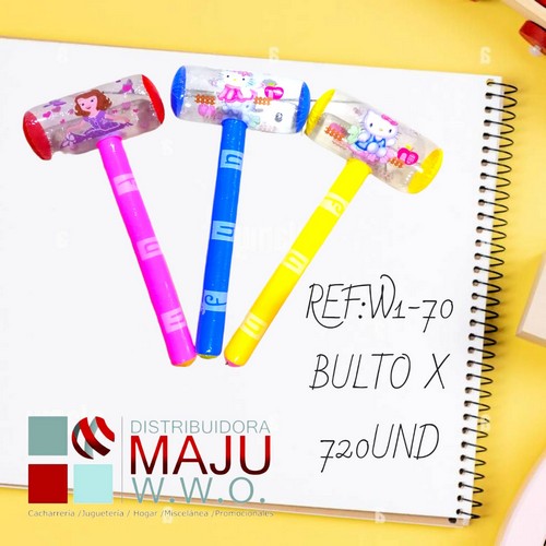 Martillo Inflable Con Diseños Varios 60X24C