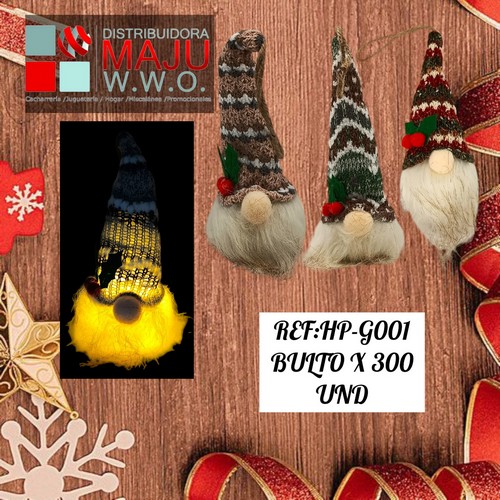 Papa Noel Conicos Colores