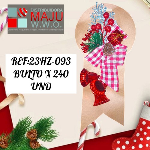 Corbatines Campanas Decorativos Navidad