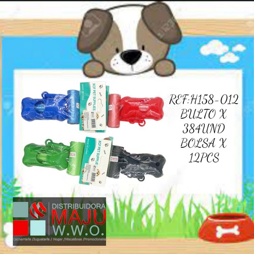 Hueso Con 2 Bolsa Varios Colores En Bolsa