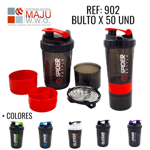 Batidor (Shaker) Colores Gym De 500Ml {Do855}
