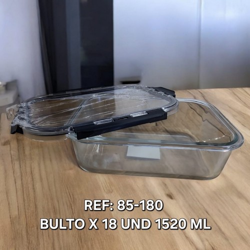 Refractaria Hermetica Rectangular 1520Ml
