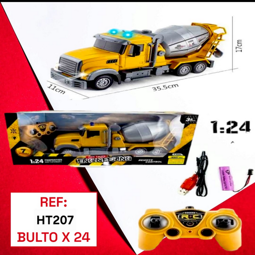 Carro Para Niños De Construccion Mezcladora