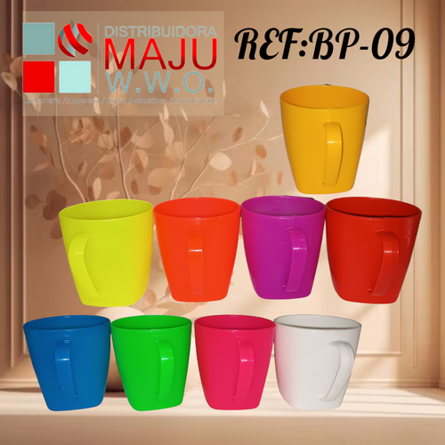 Bp-09 Pocillo Platinum Plastico Colores