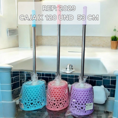 Cepilllo De Baño Bese Redonda Diseño Geometri