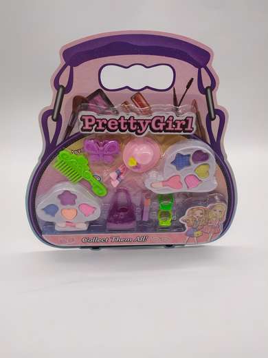 Set De Maquillaje En Forma De Bolso De Difere