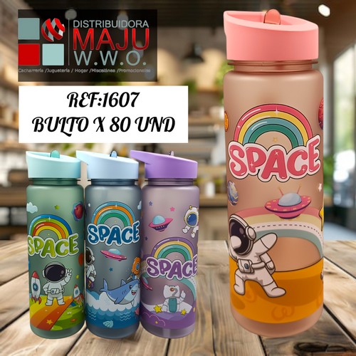 Botilo Con Estampados Espaciales De 800Ml